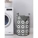 East Urban Home Ambesonne Moroccan Laundry Bag, Monochrome Pattern Oriental Architecture Inspired Design Oval Symmetric | 19 H in | Wayfair