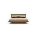 Copeland Furniture Moduluxe Platform Bed Wood and /Upholstered/Genuine Leather in Brown | 29 H x 82 W x 86 D in | Wayfair 1-MPD-21-53-Hemp