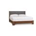 Copeland Furniture Sloane Platform Bed Wood and /Upholstered/Polyester in Brown/Gray | Wayfair 1-SLO-25-04-Seal