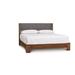 Copeland Furniture Sloane Platform Bed Wood and /Upholstered/Polyester in Brown/Gray | Wayfair 1-SLO-25-04-Sterling
