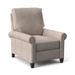 Birch Lane™ Wade 33.5" Wide Genuine Leather Standard Recliner in Gray/Brown | 41 H x 33.5 W x 39 D in | Wayfair B2F035EE35C340FF9D1BC52F09FB38D3