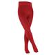 FALKE Unisex Kinder Strumpfhose Family K TI nachhaltige biologische Baumwolle dick einfarbig 1 Stück, Rot (Fire 8150) neu - umweltfreundlich, 122-128