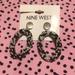 Nine West Jewelry | Beaded Nine West Earrings | Color: Black/White | Size: Os