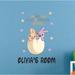 Design W/ Vinyl Cute Rabbits Easter Quote Cartoon Customized Wall Decal - Custom Personalized Name | 40 H x 35 W in | Wayfair zoe 837d