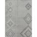 Gray 24 x 0.4 in Area Rug - CosmoLiving by Cosmopolitan Bodrum Tribal Native Fog Area Rug Polypropylene | 24 W x 0.4 D in | Wayfair 793530304532