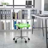 Flash Furniture Vibrant Colored Tractor Stool Plastic/Metal in Green | 25.75 H x 17 W x 15 D in | Wayfair LF-214A-SPICYLIME-GG