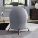 Safco Products Company Zenergy Exercise Ball Chair Plastic/Metal in Gray | 23 H x 22.5 W x 19 D in | Wayfair 4750GR