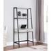 17 Stories Mindaugas Desk w/ Hutch Wood/Metal in Black/Brown/Gray | 68.9 H x 33 W x 18 D in | Wayfair 10161A0C10674C8992365919672ADAAA