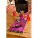 The Holiday Aisle® Sanderlin Halloween Table Runner Polyester in Orange/White | 13 D in | Wayfair XD158051336CandyCorn