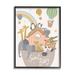 Indigo Safari Sweet Baby Phrase Animal Ark Hot Air Balloons Wood in Brown | 30 H x 24 W x 1.5 D in | Wayfair FB87FDB2E48345A9B59C07E119825F0D