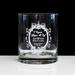Ebern Designs Clear w/ White Printed Design Vase Glass | 4.72 H x 3.94 W x 3.94 D in | Wayfair F7E2D633ABD949C59182353C877EBF74
