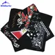 Foulards de randonnée tête de mort bandana en coton d'extérieur écharpe de cou de course cagoule