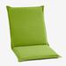 Flanged Hinged Cushion by BrylaneHome in Willow Patio Chair Outdoor Seat Pad