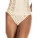 Plus Size Women's Seamless Thong by Dominique in Ivory (Size M)