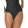 Plus Size Women's Seamless Thong by Dominique in Black (Size 3XL)