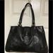 Coach Bags | Coach Black Leather Satchel F18751 Handbag | Color: Black | Size: 14 X 9.5 C 3. 8.6” Strap Drop.