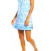 Lilly Pulitzer Dresses | Lilly Pulitzer Sammi Romper In Aqua Engineered | Color: Blue/White | Size: 8