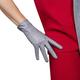 DooWay Women Real Leather Gloves Imported Goatskin Leather Wrist Short Classic Winter Warm Lining Dress Party Driving Gloves - grey - Medium