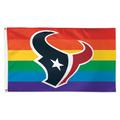 WinCraft Houston Texans 3' x 5' Pride 1-Sided Deluxe Flag