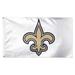 WinCraft New Orleans Saints 3' x 5' White 1-Sided Deluxe Flag