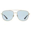 Gucci Accessories | Gucci Metal Framed Navigator Sunglasses In Gold | Color: Brown/Gold | Size: Os