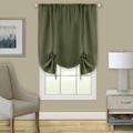 Wide Width Darcy Window Curtain Tie Up Shade - 58x63 by Achim Home Décor in Green (Size 58" W 63" L)