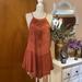 Free People Dresses | High Neck Slip Dress | Color: Red | Size: Xs