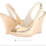 Lilly Pulitzer Shoes | Lilly Pulitzer Kristin Wedges | Color: Gold/Tan | Size: 8