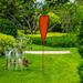 Arlmont & Co. Metal Carrot Decorative Yard Stake Metal in Green/Orange | 32 H x 7 W x 1 D in | Wayfair 6E7AF12F6A1C40DD975E7521FA5871A5