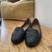 Anthropologie Shoes | Anthro: Fsny | Woven Leather Loafer Ballet Flats | Color: Black | Size: 6