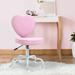 Zoomie Kids Keisha Task Chair Upholstered in Gray/Pink | 35 H x 15.75 W x 19.75 D in | Wayfair A866DE6D3F0A4F55B8665DF432512D73