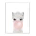 Viv + Rae™ Laga Baby Woodland Alpaca w/ Pink Bubble Gum Wood in Brown | 15 H x 10 W x 0.5 D in | Wayfair 25465F50E2864E7D9E5EC5637CF97326