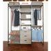 Martha Stewart California Closets® The Everyday System™ 72" W 14" D Closet System | 87.25 H x 72.75 W x 14 D in | Wayfair EDS.00131.00028.00