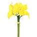 Primrue 14" Artificial Calla Lily Bundle Polyester in Yellow | 14 H x 7 W x 7 D in | Wayfair WRLO1089 39213670