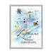 Breakwater Bay Nautical Map of Eastern Long Island Lighthouses by Melissa Hyatt LLC - Graphic Art on Canvas in Blue | 14 H x 11 W x 1.5 D in | Wayfair