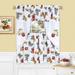 Rosalind Wheeler Montgomery Swag 58" Kitchen Curtain in Polyester in White | 36 H x 58 W x 1.5 D in | Wayfair C86B1D557E5B4392A1E9C9C00EAE1E05