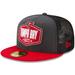 Men's New Era Graphite/Red Tampa Bay Buccaneers 2021 NFL Draft On-Stage 59FIFTY Fitted Hat