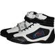 Adult New Karting//Race/Rally/Track Boots with Synthetic Leather/Suede & Mash panel (White Black, UK 9 / EU 43)