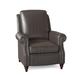 Birch Lane™ Knightdale 34" Wide Faux Leather Manual Standard Recliner Fade Resistant in Black/Brown | 40 H x 34 W x 39.5 D in | Wayfair