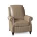 Birch Lane™ Knightdale 34" Wide Faux Leather Manual Standard Recliner Fade Resistant in Black/Brown | 40 H x 34 W x 39.5 D in | Wayfair