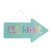 The Holiday Aisle® Light-Up Easter Egg Hunt Door Sign - Home Decor - 1 Piece Wood in Brown | 1.3 H x 8.8 W x 15 D in | Wayfair