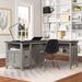 Three Posts™ L-Shape Executive Desk Wood in Black/Brown | 29.25 H x 59 W x 58.75 D in | Wayfair 61DC3CBEDDE14A9ABB864EA0663BF6B2