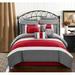 Wrought Studio™ Snowden Comforter Set Polyester/Polyfill/Microfiber in Red | Queen | Wayfair CS1143-WR