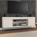 Wrought Studio™ Dammon TV Stand for TVs up to 60" Wood in White | 23.03 H in | Wayfair C06CC75983D348B489251FCF95ECA3D5