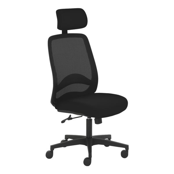 mayer Sitzmöbel Bürostuhl »My Triton« Netzrücken mit Kopfstütze schwarz