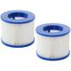 Set 2x filtro cartuccia di ricambio per piscine idromassaggio HWC-E32 - white