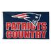 WinCraft New England Patriots 3' x 5' Slogan Deluxe Single-Sided Flag