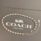 Coach Jewelry | Coach Sterling Silver Choker | Color: Silver | Size: Os