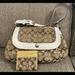 Coach Bags | Coach Shoulder Bag And Wallet | Color: Tan | Size: Os