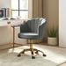 Etta Avenue™ Teen Belanda Task Chair w/ Tufted Back Upholstered in Gray | 32 H x 23 W x 24.5 D in | Wayfair 17BE29B45F6D40EDBBCB2A35BE73FC95
